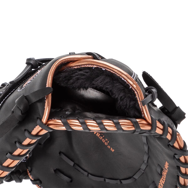 Rawlings R9 12.5" Fastpitch Softball First Base Mitt: RR9SBFBM-17B: Image #447624