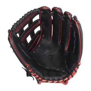 Mizuno MVP Prime SE 13'' Slow Pitch Softball Glove: GMVP1300PSES8 Black/Red: Image #389592