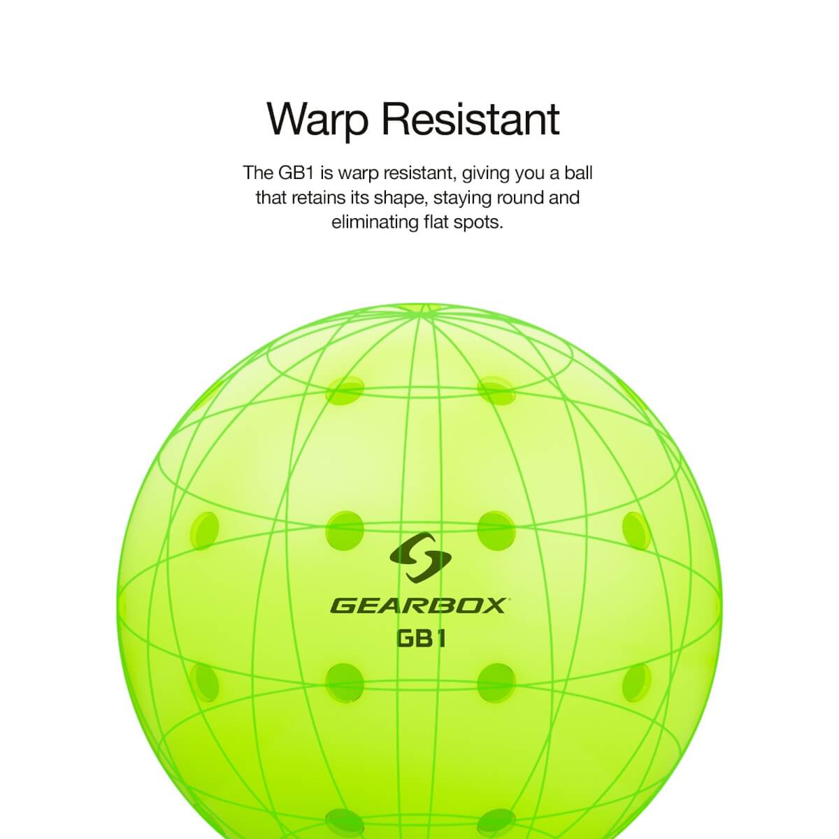 Gearbox GB1 Outdoor Pickleballs 12-Pack: Image #439950