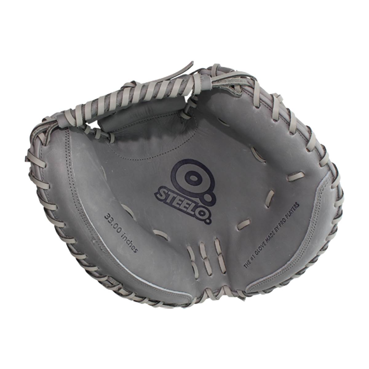 STEELO. Turbo 1 Stadium Status Pro 33" Catcher's Mitt: STATUSTRB1GRY33C: Image #398271