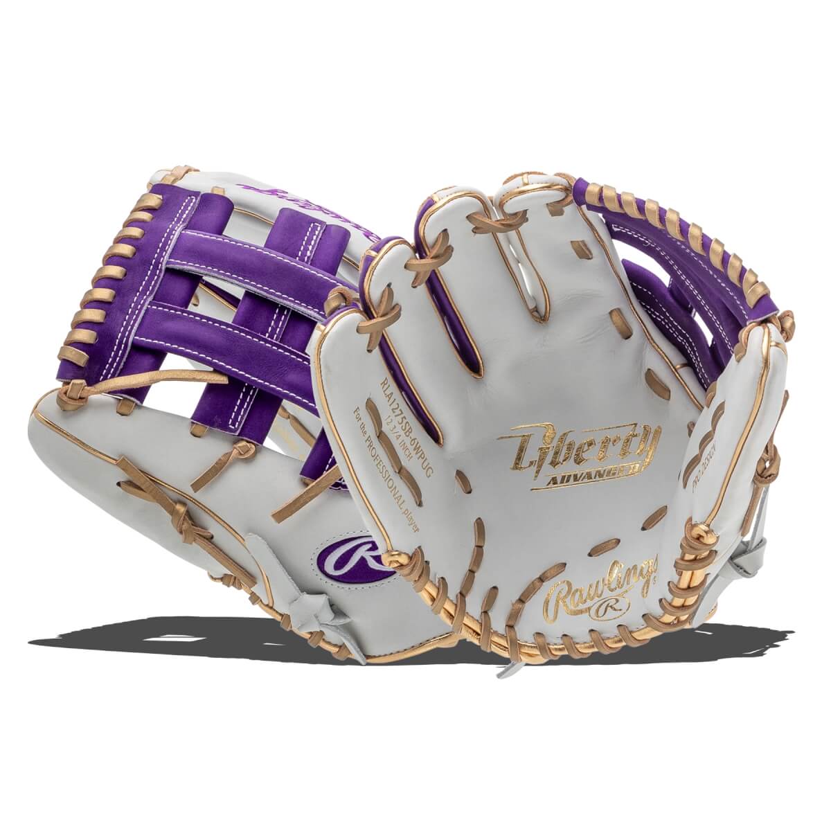 Rawlings Liberty Advanced Color Series 4.0 12.75" Fastpitch Softball Glove: RLA1275-6WPUG: Image #451075