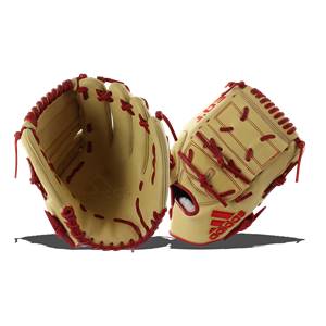 Adidas EQT 12" Baseball Glove: EQT1175SP Tan / Red: Image #313378