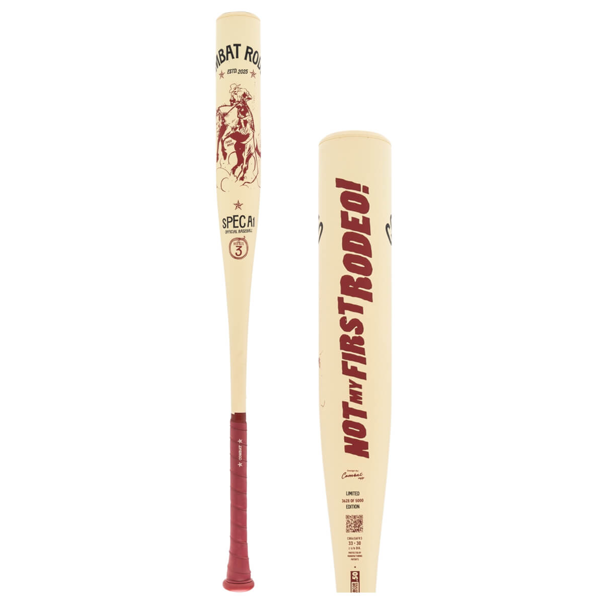【１】beer belly bat COMBAT MFG Spec A1 Not My First Rodeo BBCOR Baseball Bat