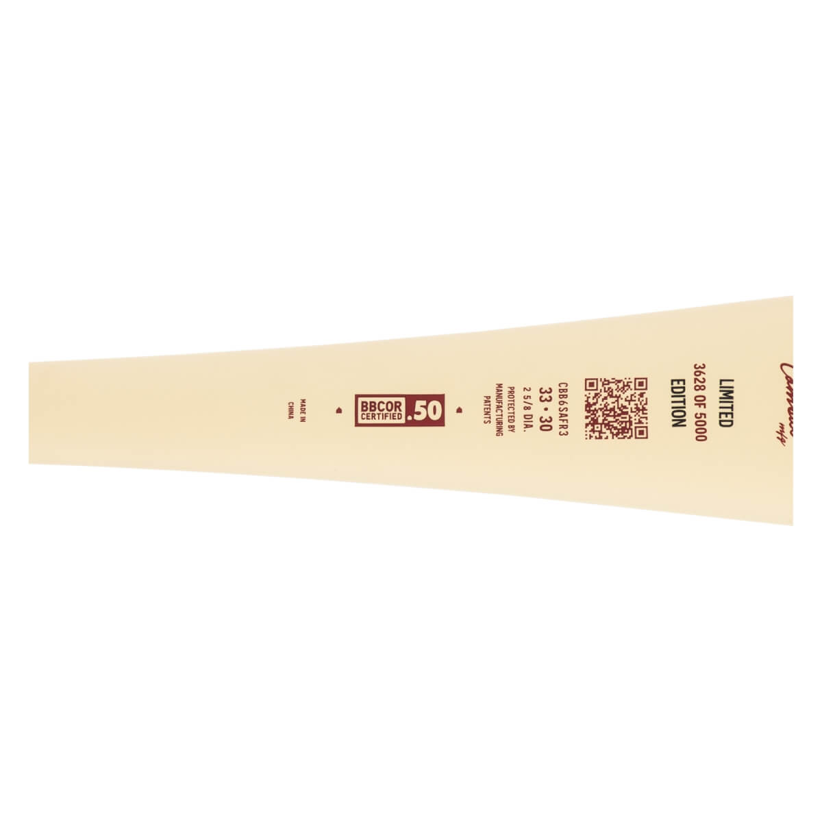 Batte De Baseball Combat MFG "Not My First Rodeo" SPEC-A1 BBCOR 34/31 - Neuf 2025