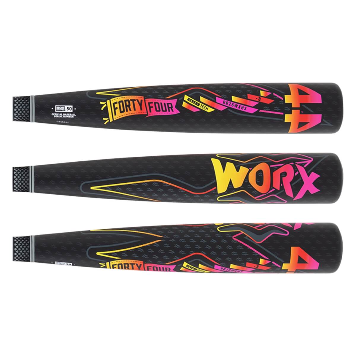 44 Pro THE WORX Hybrid BBCOR Baseball Bat: BB44P26TWX | JustBats.com