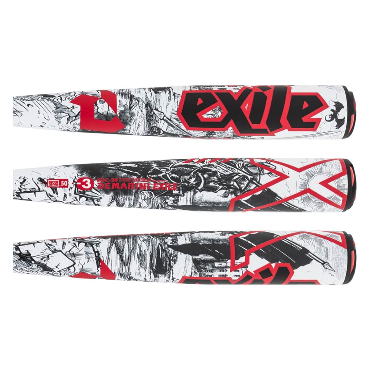 2026 DeMarini Exile BBCOR Baseball Bat: WBD2589010: Image #457215