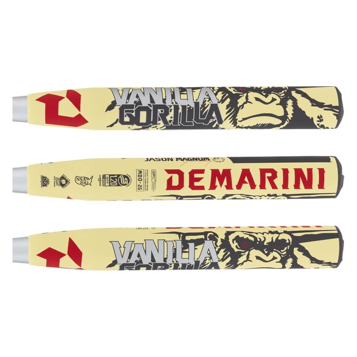 2026 DeMarini Jason Magnum Vanilla Gorilla V2 12.5" Endloaded USSSA Slow Pitch Softball Bat: WBD2619010: Image #460245