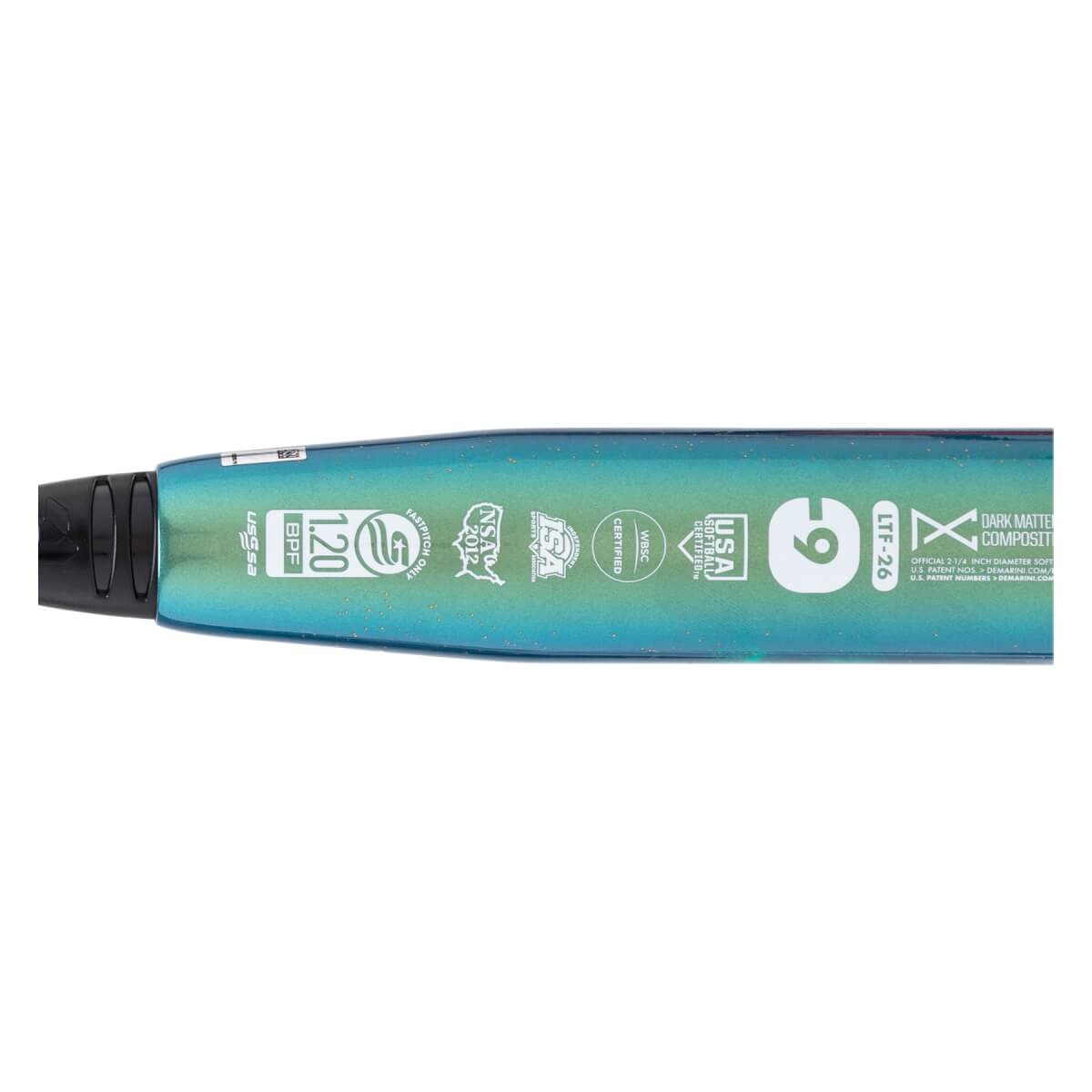 2026 DeMarini Lotus -9 Fastpitch Softball Bat: WBD2607010: Image #457654