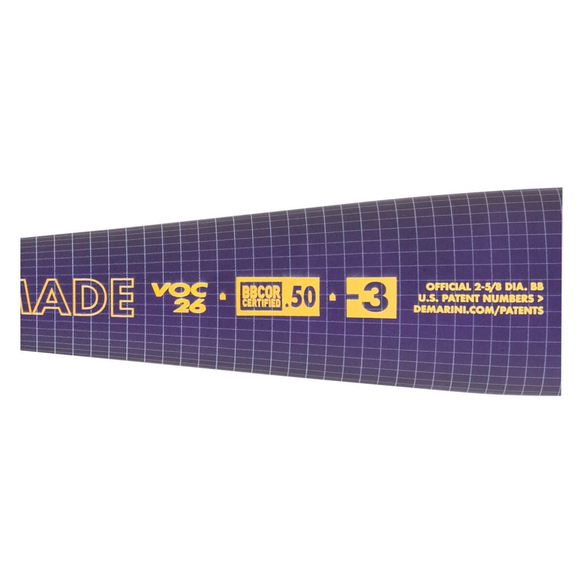 2026 DeMarini Voodoo One BBCOR Baseball Bat: WBD2587010: Image #457209