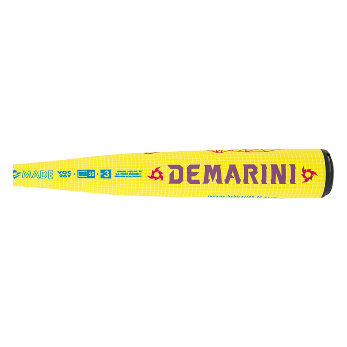 2026 DeMarini Voodoo One Solar Yellow BBCOR Baseball Bat: WBD2651010: Image #466202