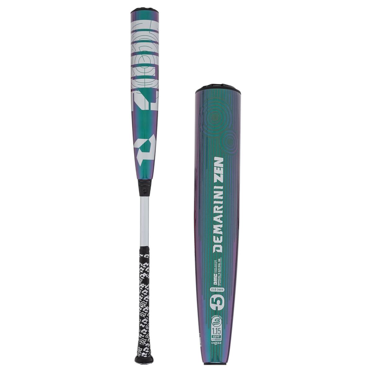 DeMarini Zen Oil Slick -5 USSSA Baseball Bat: WBD2657010