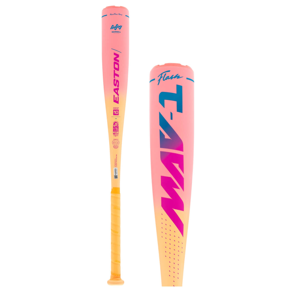 2026 Easton MAV1 Flash -10 USSSA Junior Big Barrel Baseball Bat