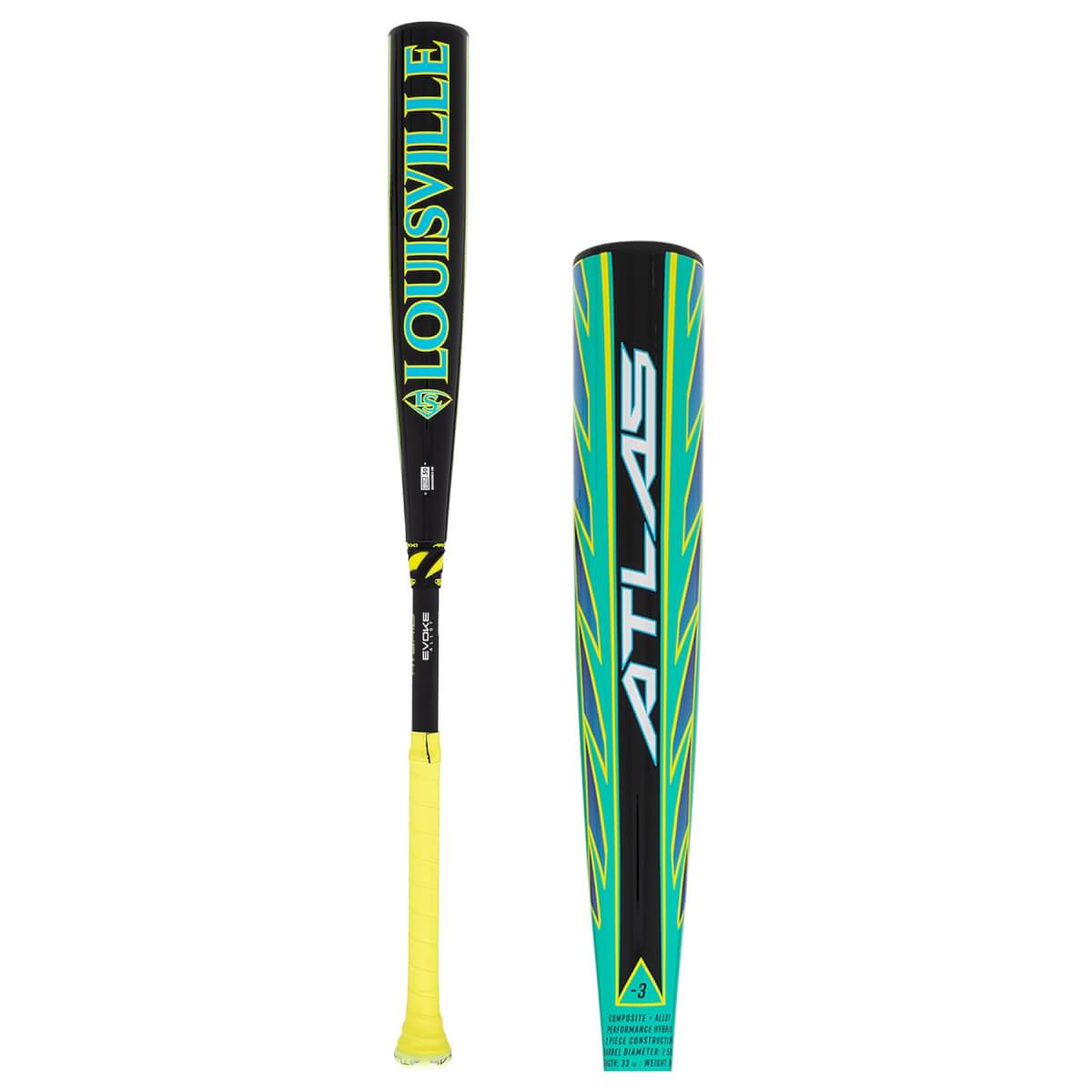 2026 Louisville Slugger Atlas Hybrid Green BBCOR Baseball Bat: WBL4231010
