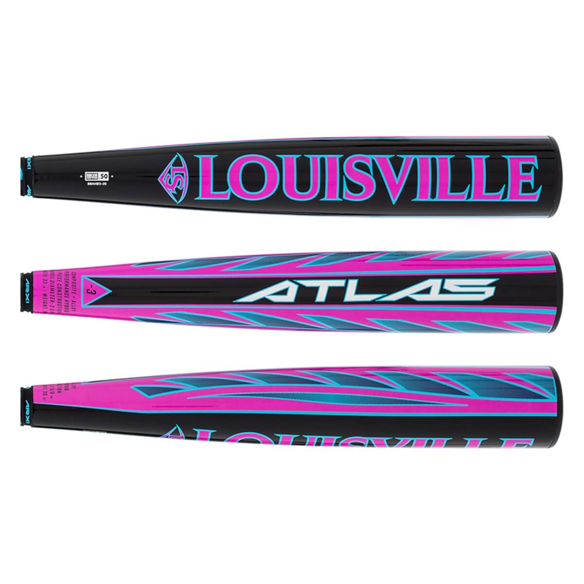 2026 Louisville Slugger Atlas Hybrid Pink BBCOR Baseball Bat: WBL4114010: Image #466872
