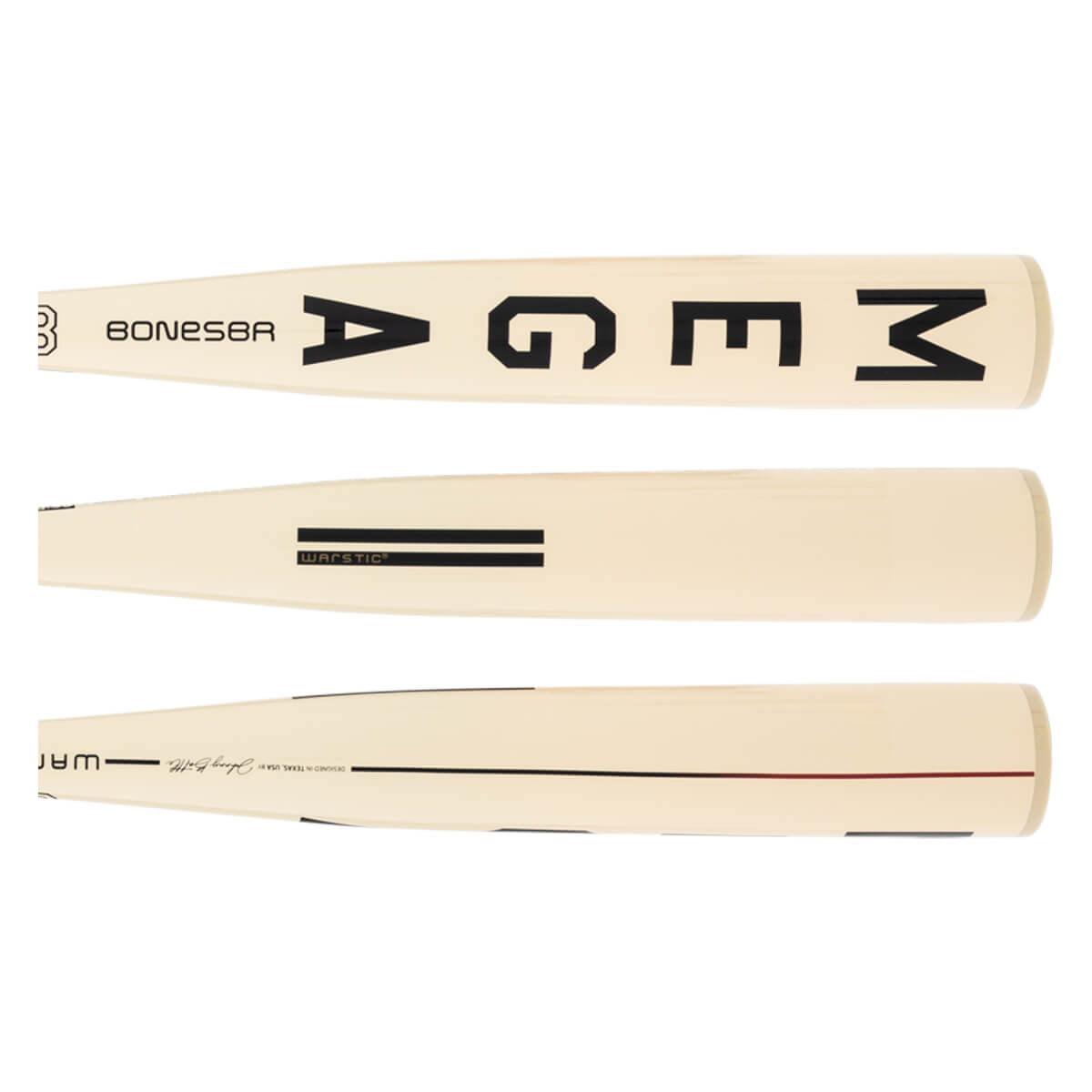 2026 Warstic Bonesaber MEGA BBCOR Baseball Bat: MBBFSRM25WH: Image #461935