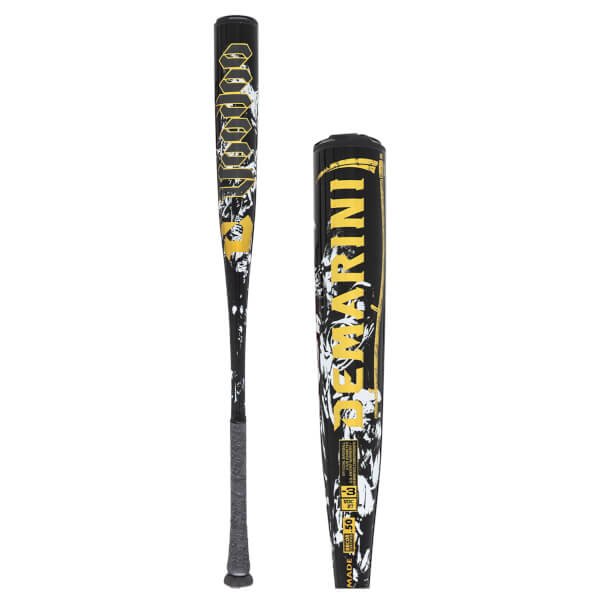 Red and white 2027 DeMarini Voodoo One BBCOR baseball bat product photo
