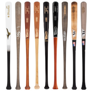 Bat Pack Mizuno Classic Bamboo Wood Baseball Bat MZB271 Black Natural 3 Pack JustBats