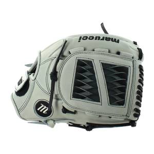 Marucci Adjustable 12.5" Fastpitch Softball Glove: MFGSB1250SV-GY/BK: Image #316284