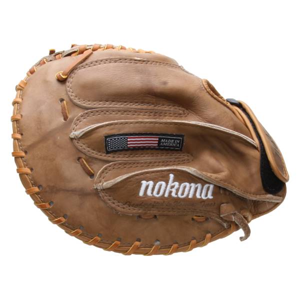 Nokona Banana Tan Fastpitch Series: BTF-3250 Catcher's Mitt: Image #298629