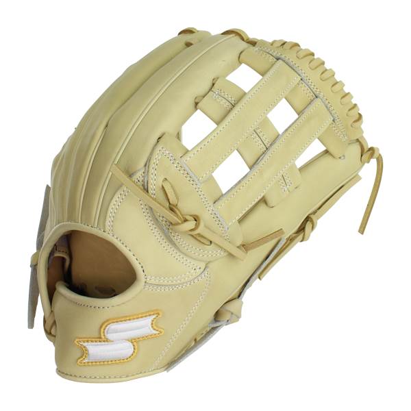 SSK White Line 12.75" Dimple Baseball Glove: S19W1275D: Image #374354