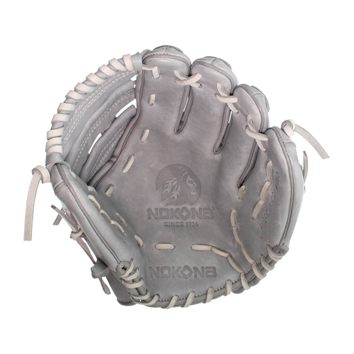 Nokona American Kip 11.5" Fastpitch Softball Glove: A-V1150HGR: Image #387410