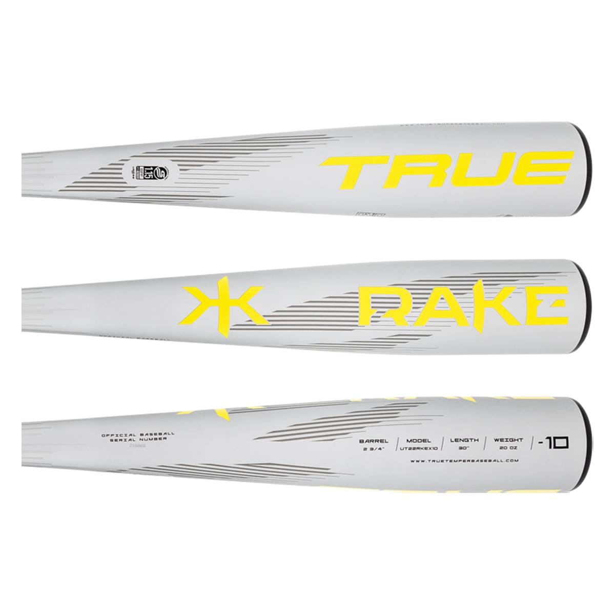 TRUE TEMPER RAKE -10 USSSA Baseball Bat: UT22RKEX10: Image #408751