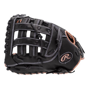 Rawlings R9 12.5" Fastpitch Softball First Base Mitt: RR9SBFBM-17B: Image #447620