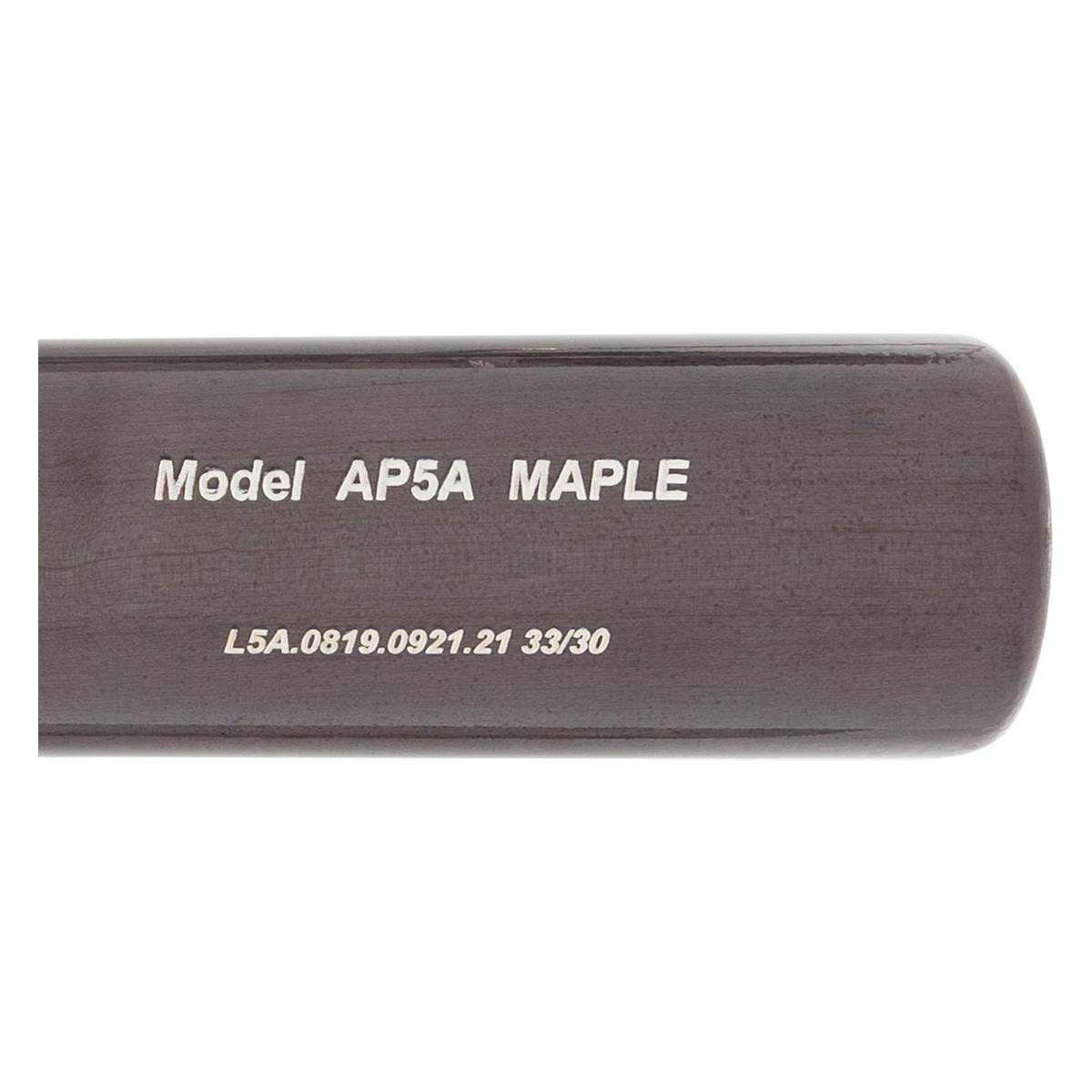 Chandler Pro AP5 Maple Wood Baseball Bat: AP5A: Image #409857