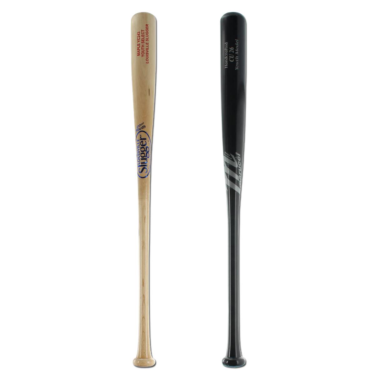Bat Pack Louisville Slugger Select Maple and Marucci Chase Utley Maple Youth Wood Baseball