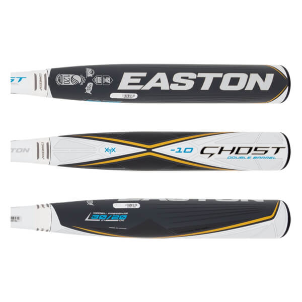 Easton Ghost Double Barrel 10 Fastpitch Softball Bat (FP20GH10)