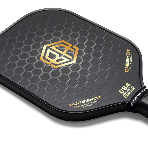 Oneshot Pureshot Middleweight Carbon Fiber Brian Ashworth Pickleball Paddle : Image #439686