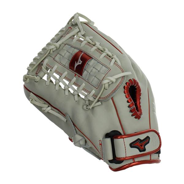 Mizuno MVP Prime SE 13'' Fastpitch Softball Glove: GMVP1300PSEF8  White/Red: Image #379708