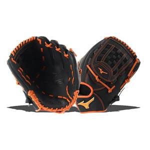 Mizuno MVP Prime SE 12" Baseball Glove: GMVP1200PSE6 Black / Orange: Image #314881