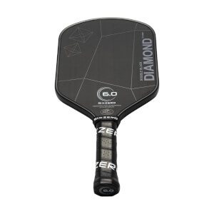 Six Zero Double Black Diamond Control 14mm Carbon Fiber Pickleball Paddle: Image #462262