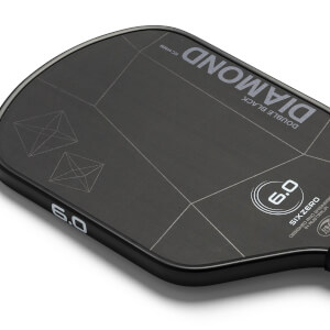 Six Zero Double Black Diamond Control 14mm Carbon Fiber Pickleball Paddle: Image #462265