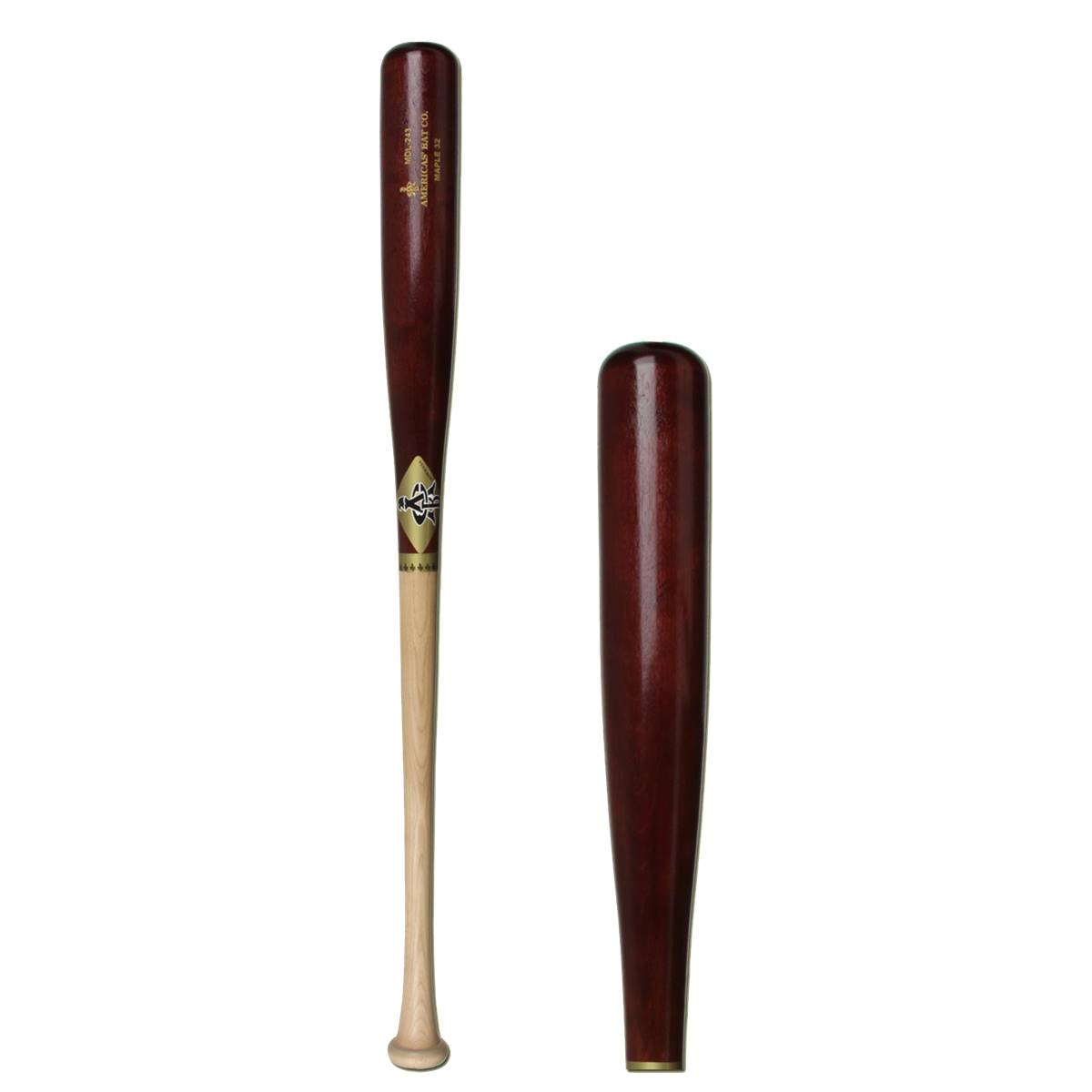 Americas Bat Co. Maple Wood Baseball Bat MDL243 Adult