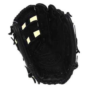 Interior view of a black Louisville Slugger baseball glove with TPX logo and H2 Lite Series text.
