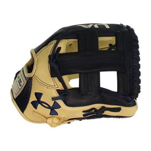 Under Armour Genuine Pro 11.75" Baseball Glove: UAFGGP-1175SP Navy/Cream: Image #389897