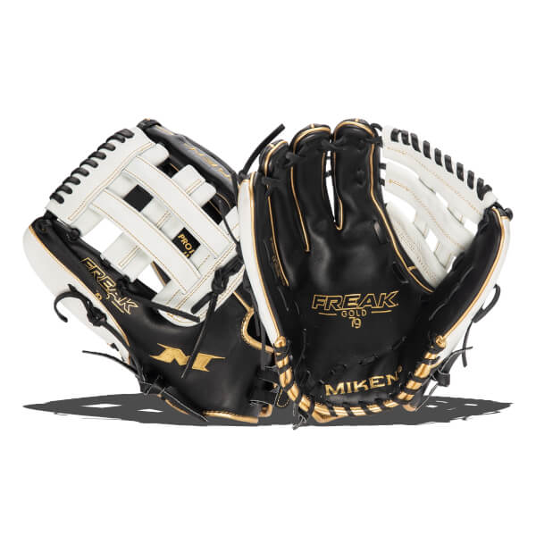 Miken Pro Series Freak Gold 13" Slow Pitch Softball Glove: PRO130-BWG: Image #421532