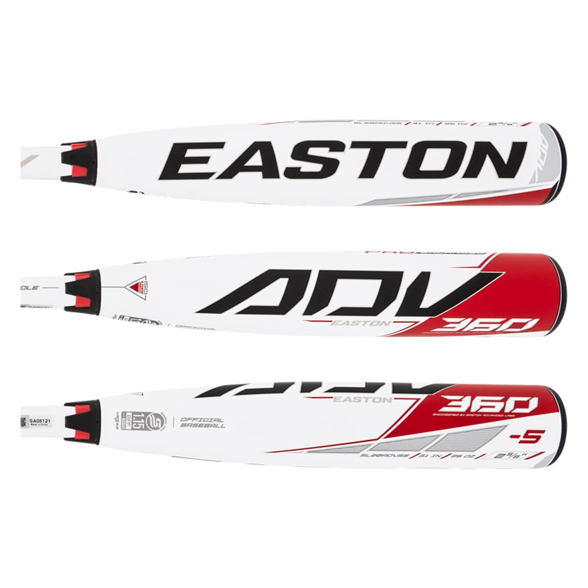 Batte De Baseball Easton ADV 360 USSSA - 32 Pouces, 27 Oz - Pour Jeunes - Composite Carbone - Occasion