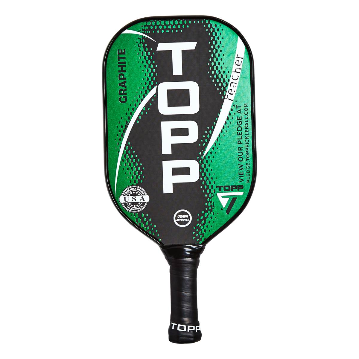 TOPP Reacher Middleweight Graphite Pickleball Paddle: Image #400568