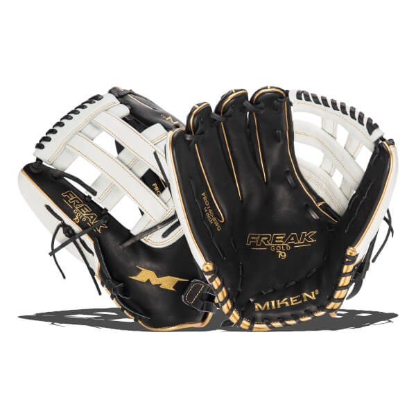Miken Pro Series Freak Gold 14" Slow Pitch Softball Glove: PRO140-BWG: Image #421298