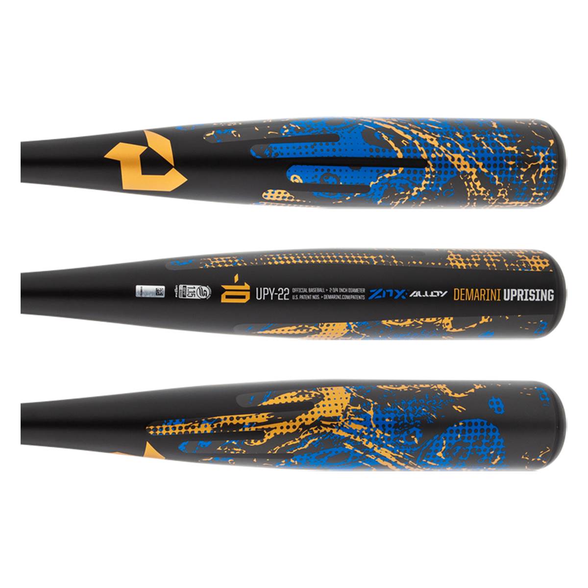 DeMarini Uprising 10 23/4" USSSA Junior Big Barrel Baseball Bat (WBD2234010)