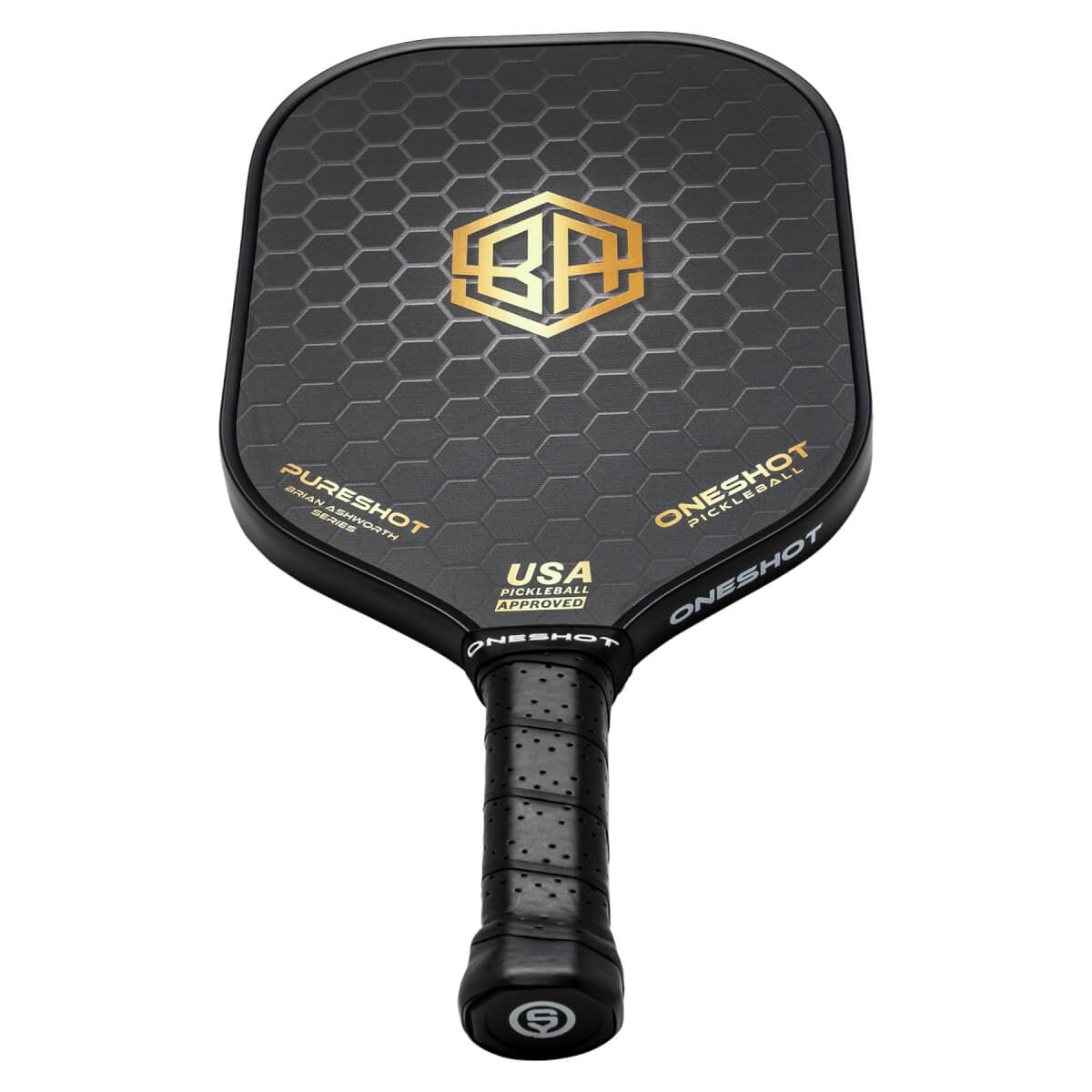 Oneshot Pureshot Middleweight Carbon Fiber Brian Ashworth Pickleball Paddle : Image #439685