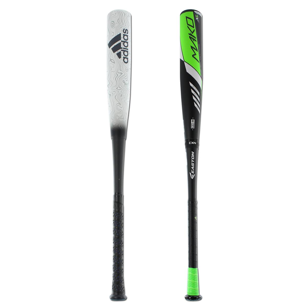 Bat Pack Adidas EQT X2 and Easton MAKO XL BBCOR Baseball Bats X2 and