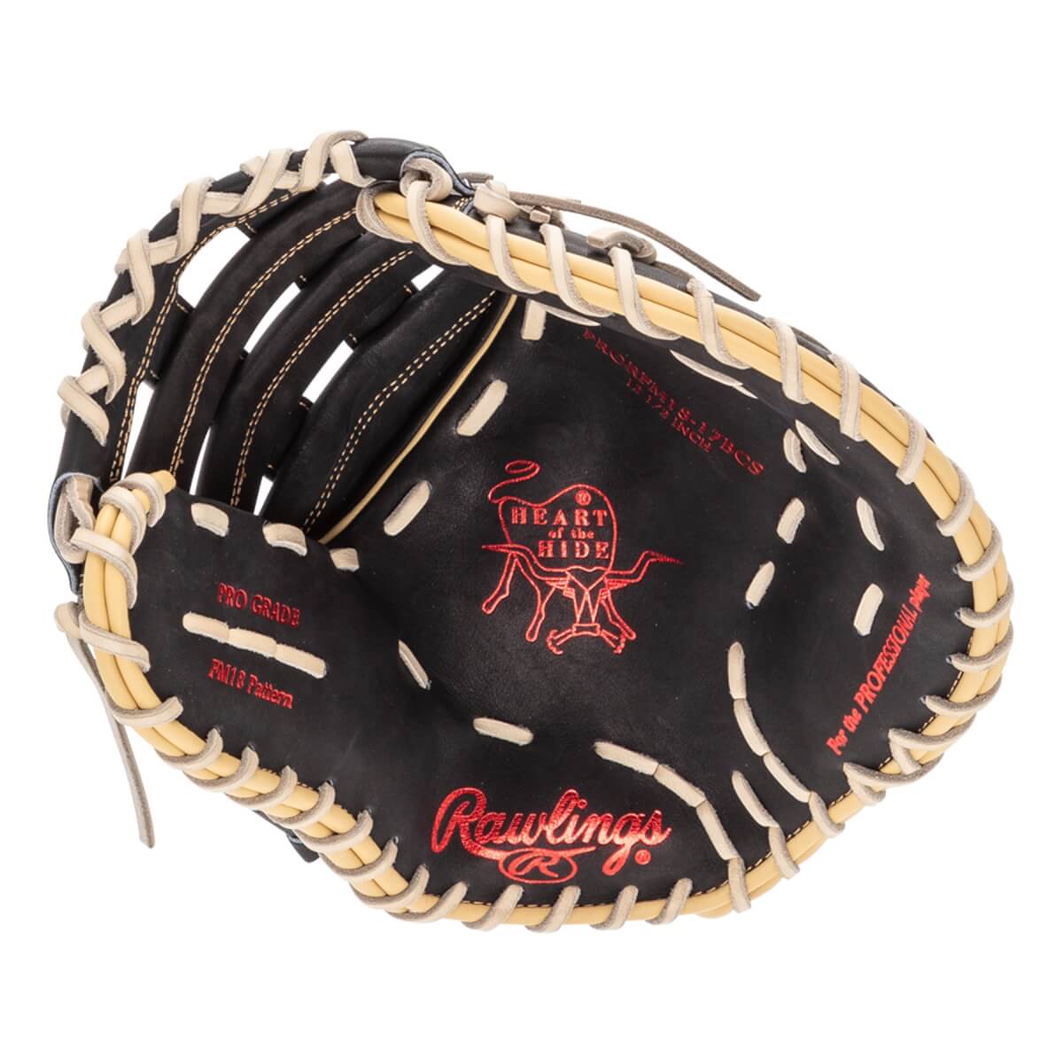 Rawlings Heart of the Hide 12.5" Baseball First Base Mitt: PRORFM18-17BCS: Image #447733