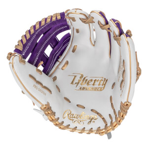 Rawlings Liberty Advanced Color Series 4.0 12.75" Fastpitch Softball Glove: RLA1275-6WPUG: Image #451152