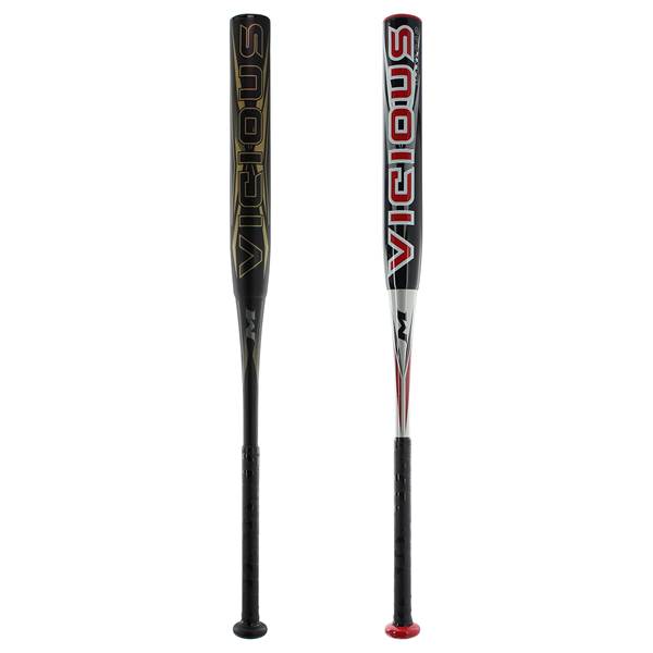 Batte Softball Miken Vicious 34" 28 Oz - Lancement Lent - Noir - Occasion