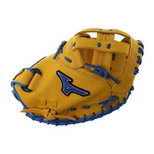 Mizuno MVP Prime SE 34" Fastpitch Softball Catcher's Mitt: GXS50PSE6 Cork / Royal: Image #315465