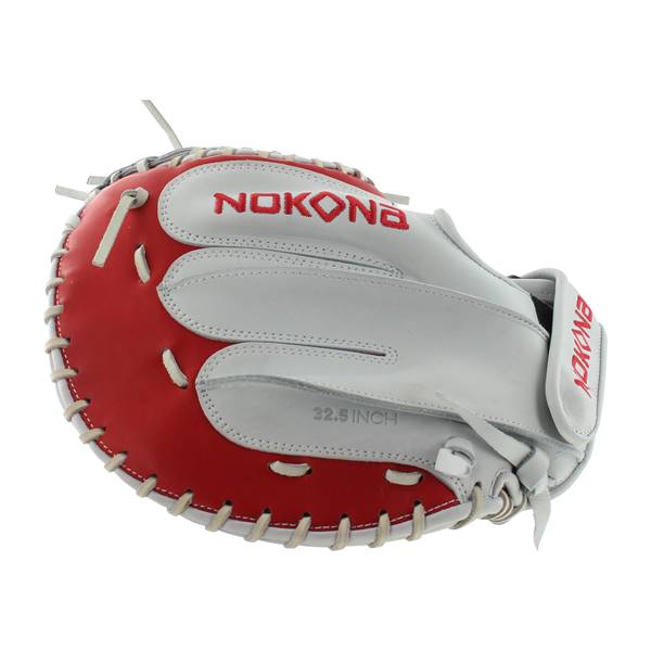Nokona SKN 32.5" Fastpitch Softball Catcher's Mitt: SKN-V2-WH: Image #315844